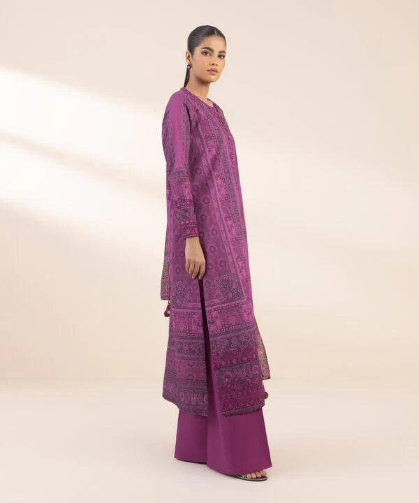 Unstitched - 3 Piece - Embroidered Lawn Suit