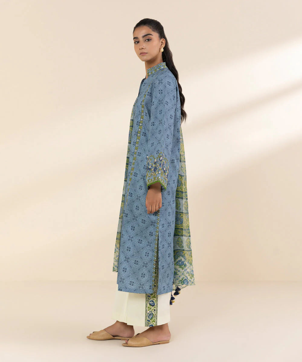 3 Piece - Embroidered Lawn Suit