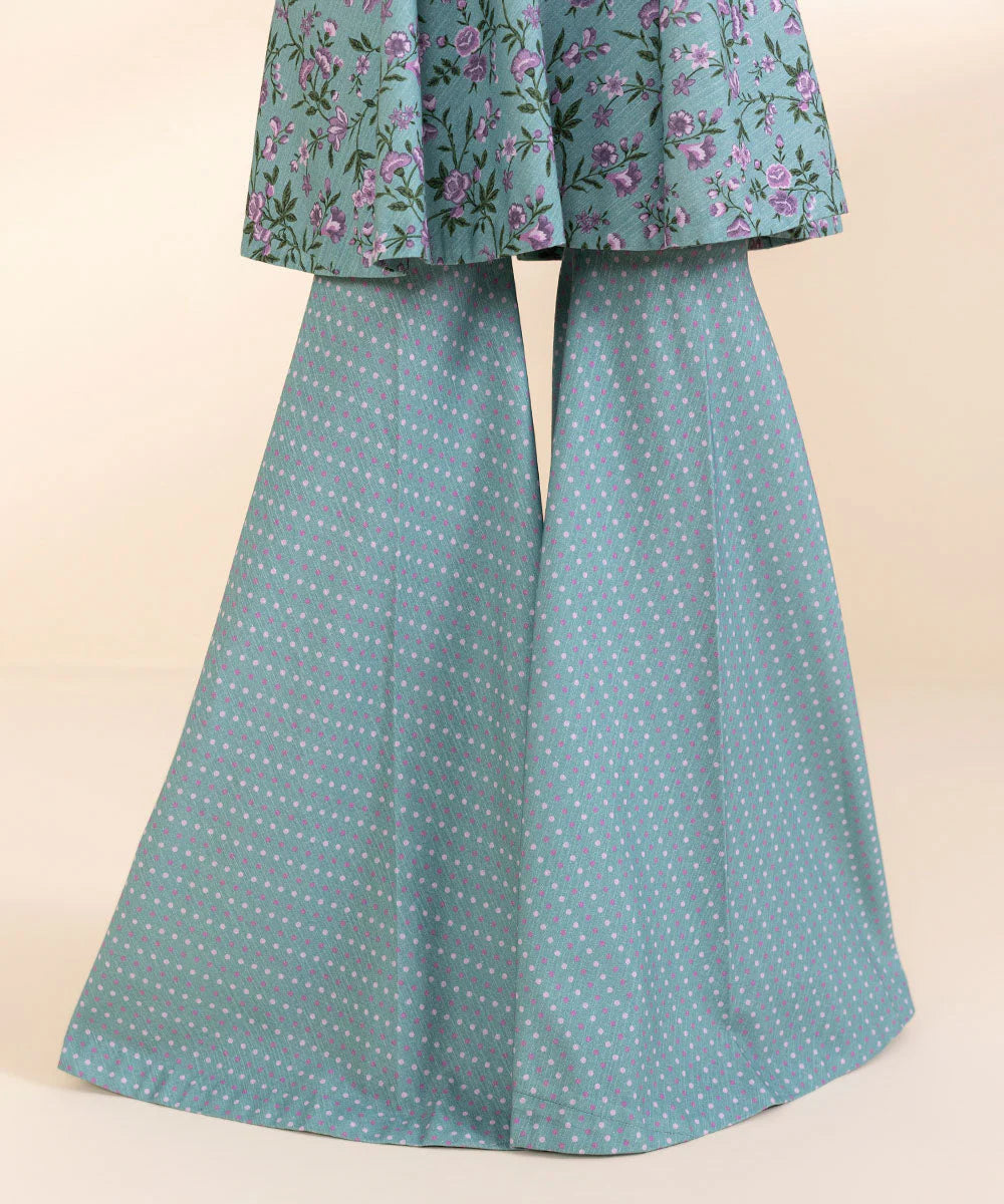 3pc embroidered light khaddar